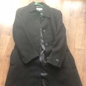 Coat fabric made in Italy.